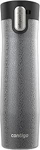 Contigo® AUTOSEAL® West Loop Vacuum-Insulated Stainless Steel Travel Mug with Easy-Clean Lid, 24 oz, Crystal Sake