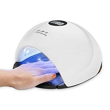 UV Light for Nails,LKE Curing Lamp for Gel Nail Polish 54W UV Led Light Gel Nail Starter Kit Nail Dryer Accessories