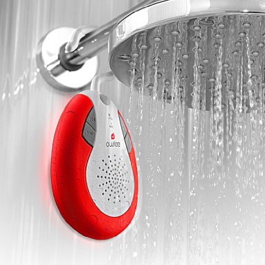 Owlee Clawsome Wireless Bluetooth Shower Speaker - Waterproof IPX4-Rated - 3W - Powerful Bass - Handsfree Calling - 6  Hours Playtime - Gripclaw Hook Mount - for iPhone,iPad, Samsung, Nexus,and more