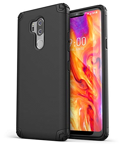 Encased LG G7 ThinQ Phone Case - [Nova Series] Slim Protective Dual Layer for LG G7 Cases (2018) - Black