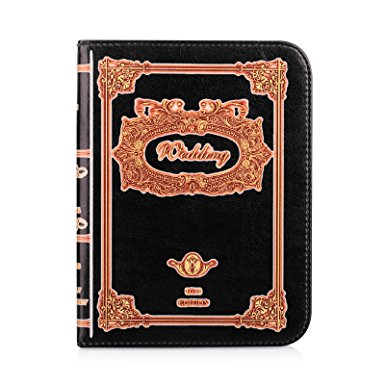 Mulbess - eReader eBook Nook GlowLight 4th Bookstyle Case Cover - Magnetic Leather Case Cover for Nook GlowLight 4th Color Black
