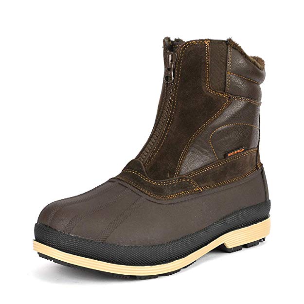 NORTIV 8 Men's 170410 Waterproof Winter Snow Boots