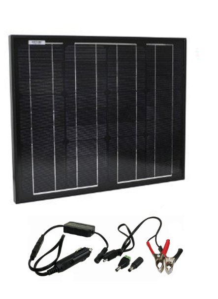 Instapark 30-watt Solar-powered Battery Charger for Instapark Mars20S and Wagan Power Dome Series