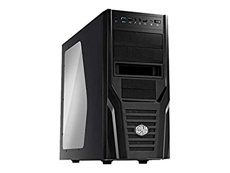 Cooler Master Elite 431 Plus - Mid Tower Computer Case with USB 3.0 and Windowed Side Panel