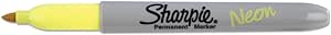 SHARPIE Neon Fine Point Permanent Marker, Open Stock, Yellow (1860445)