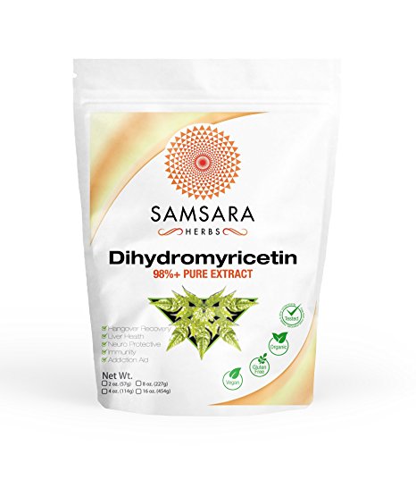 Dihydromyricetin (4oz/114g) - Hangover Prevention Cure, BEST VALUE ON AMAZON! - 53 cents per 1000mg