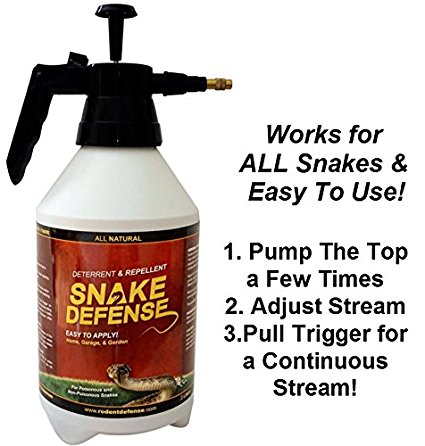 Snake Defense 3Liters Pump Continuous Spray Repellent and Deterrent for All Types of Snakes…