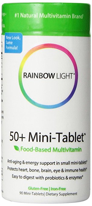 Rainbow Light  50  Mini-Tablet Multivitamin, 90 Mini-Tablets