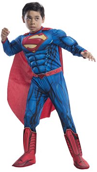 Rubie's Costume DC Superheroes Superman Deluxe Child Costume, Medium