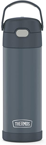 Thermos FUNTAINER 16 Ounce Stainless Steel Bottle, Stone Slate