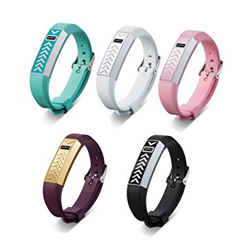 TenCloud® Fitbit Flex 3D Replacement Wristband with Buckle Cover Pack Band Set of 5