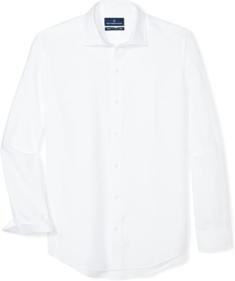 Amazon Brand - BUTTONED DOWN Men's Tailored Fit Supima Cotton Dress Casual Shirt