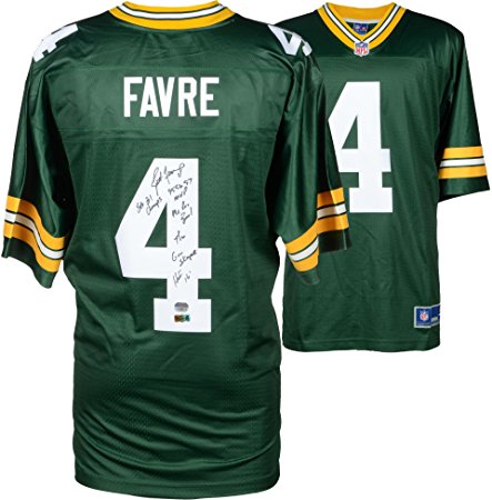 Brett Favre Green Bay Packers Autographed Green Proline Jersey with Career Stats - Limited Edition of 12 - Fanatics Authentic Certified