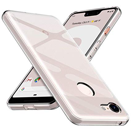 Google Pixel 3 XL Case, CASEVASN [Slim Thin] Anti-Scratches Flexible TPU Gel Rubber Soft Skin Silicone Protective Case Cover for Google Pixel 3 XL (Clear)