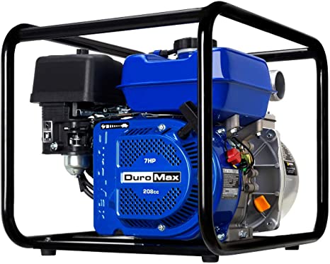 DuroMax XP652WP 2-Inch Intake 7 HP OHV 4-Cycle 158-Gallon-Per-Minute Gas-Powered Portable Water Pump (CARB Compliant)