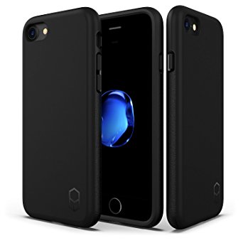 Patchworks ITG Level Case Black for iPhone 7 - Military Grade Drop Tested Protective Case, Shock Absorbent Air Pocket Structure