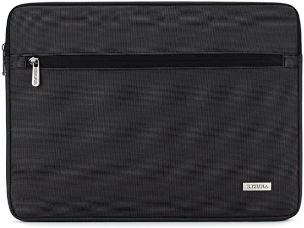 KIZUNA 14 Inch Laptop Sleeve Case Water-Resistant Business Bag for 15" Surface Laptop 3/Lenovo Flex 4 14/Ideapad 120s/Thinkpad T490/14 HP EliteBook 840 G5/HP Pro 14 G3/Dell Latitude 7490 5490,Black