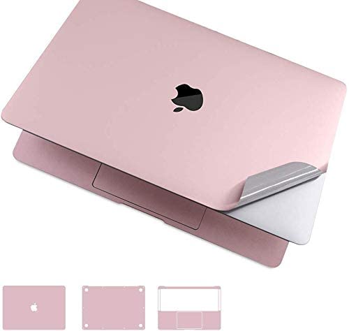 Premium 5-in-1 MacBook Full Body 3M Protective Skin Decals Stickers for New MacBook Pro 16-inch (Model Number: A2141, 2019 Release) - Rose Pink