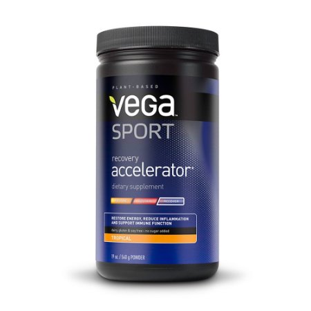 Vega (Sequel) Naturals, Sport, Recovery Accelerator, Tropical, 19 oz (540 g)