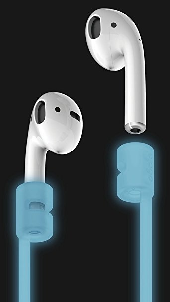 elago AirPods Strap [Nightglow Blue] - [Compact][Lightweight][Ideal Length] – for Apple AirPods