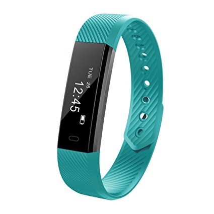Allywit Smart Bluetooth Bracelet Heart rate Pedometer Fitness Tracker for Android IOS