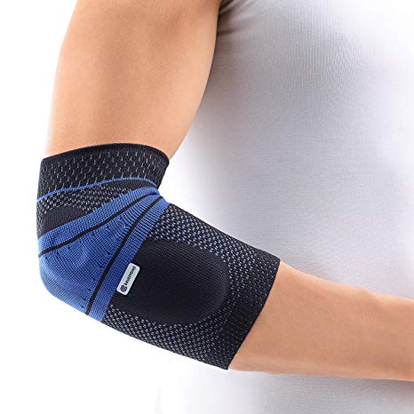 Bauerfeind - EpiTrain - Elbow Support - Breathable Knit Elbow Brace Targeted Compression for Chronic Elbow Pain, Supports Forearm Tendons & Muscles, Golfer's or Tennis Elbow Relief