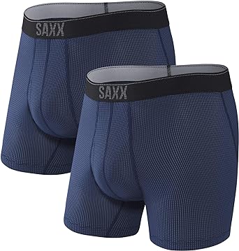 SAXX Men's Underwear Boxer Briefs - Daytripper Boxer Briefs with Built-in Pouch Support – Pack of 2, Underwear for Men