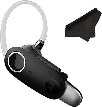 Motorola Boom 2 Wireless Headset with Microfiber Cloth (MH003) - Black