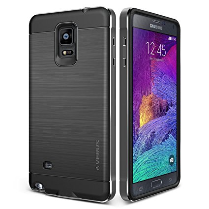 Galaxy Note 4 Case, Verus [New Iron Shield][Titanium Silver] - [Aluminum Metal Frame][Drop Protection] For Samsung Note 4