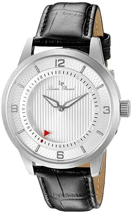 Lucien Piccard Watches Grotto Leather Band Watch