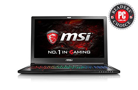 IBP MSI GS63VR Stealth Pro 15.6" VR Ready GTX 1060 i7-6700HQ 32GB 256GB M.2 SATA   1TB Windows 10 Intel Skylake Virtual Reality Pascal Gaming Laptop Computer