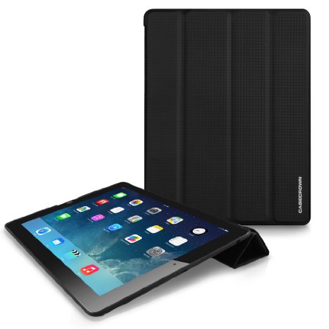 CaseCrown Omni Cover Case (Black Carbon Fiber) for iPad 4th Generation with Retina Display, iPad 3 & iPad 2 (Built-in magnet for sleep / wake feature)