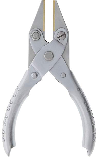 Beadsmith PL346 - Brass Jaw Flat Nose Parallel Pliers 125mm