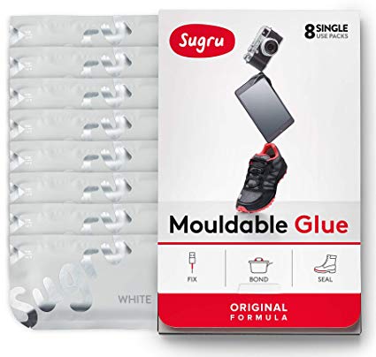 Sugru Moldable Glue - Original Formula - White 8-Pack
