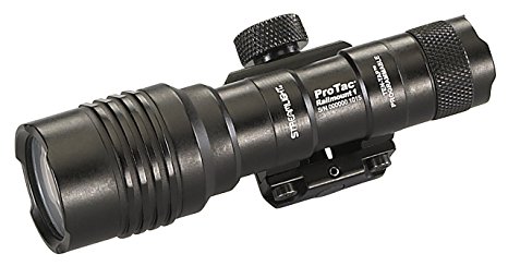 Streamlight 88058 ProTac Rail Mount 1 350 Lumen Professional Tactical Flashlight with High/Low/Strobe use 1x CR123A, 1x AA or 1x AA Li-iON Batteries