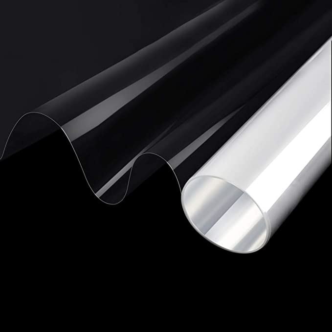 SW 4mil Clear Security and Safety Window Film Shatterproof Glass Protective Vinyl Adhesive UV Blocking Explosion-Proof Tranparent Film, 35.4Inch x 16.5Feet