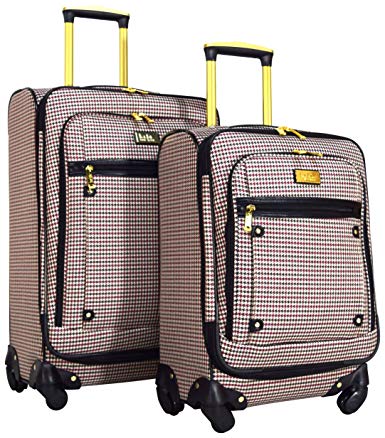Nicole Miller New York Taylor 2-Piece Luggage Set: 24" and 20" Spinners