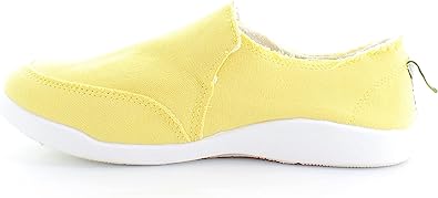 Vionic Beach Malibu Casual Women’s Slip On Sneakers-Sustainable Shoes That Include Three-Zone Comfort with Orthotic Insole Arch Support, Machine Wash Safe- Sizes 5-11, Sun, 9