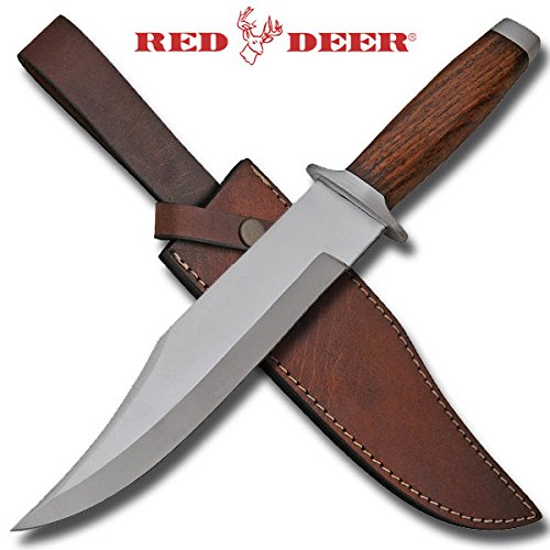 Classic Bowie Knife with Leather Sheath