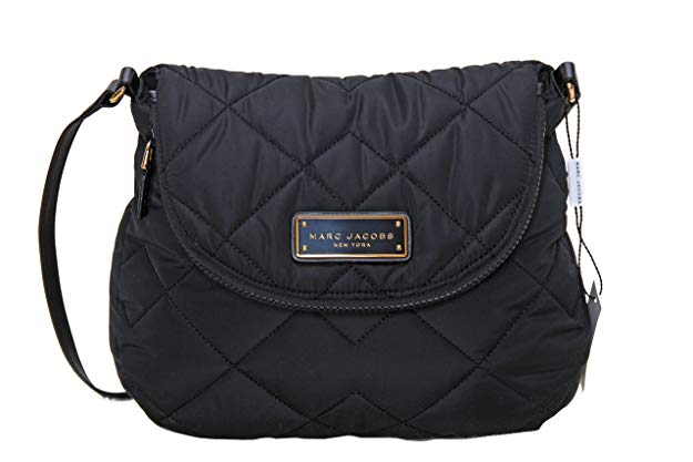Marc by Marc Jacobs Natasha Quilted Nylon Crossbody Handbag (Black)