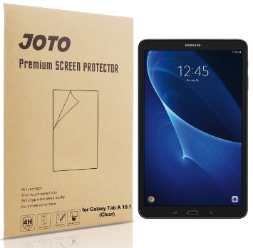 Samsung Galaxy Tab A 10.1 Screen Protector Film - JOTO Ultra Crystal Clear (Invisible) Screen Guard for Galaxy Tab A 10.1 Inch SM-T580 Tablet, Lifetime Warranty (3 Pack)