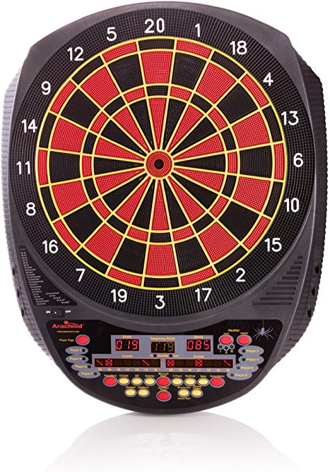 Arachnid Inter-Active 3000 Recreational 13" Electronic Dartboard Features 27 Games with 123 Variation for up to 8 Players