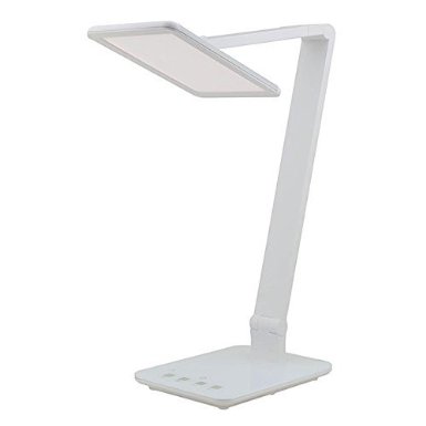 MarsLG Smart Touch LED Desk Lamp 10 Watt Color Temperature Adjustable from 2700-6500K White Body 2451WH