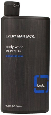 Every Man Jack Body Wash, Signature Mint, 16.9 Fluid Ounce