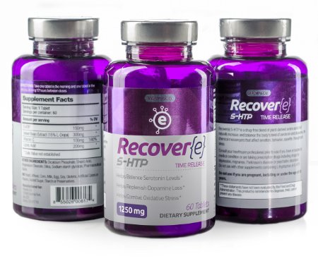 Recovere 5-HTP Recovery Supplement Hydroxytryptophan 1250mg- 60 Capsules