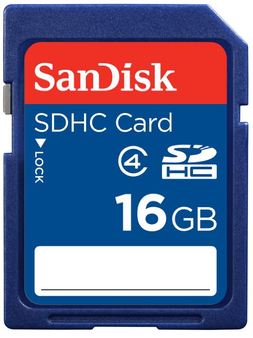 SanDisk 16GB SDHC Card Class 4 Secure Digital High Capacity - Bulk Packaging