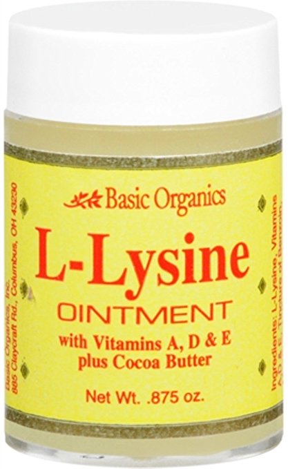Basic Organics L-Lysine Ointment 0.87 oz (Pack of 4)