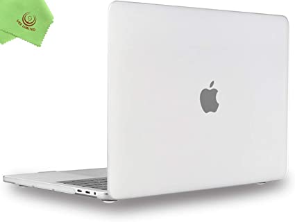 UESWILL MacBook Pro 13 inch Case 2020 2019 2018 2017 2016 Release A2338 A2289 A2251 A2159 A1989 A1706 A1708, Matte Hard Case for MacBook Pro 13 inch 2 or 4 Thunderbolt 3 Ports USB-C, Clear