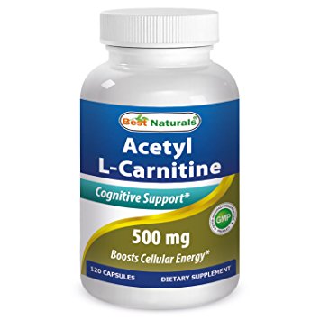 Best Naturals Acetyl L-Carnitine 500 Mg 120 Capsules