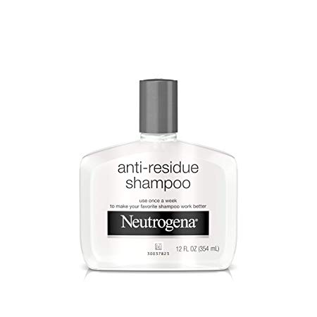 Neutrogena Anti-Residue Shampoo, Gentle Non-Irritating Clarifying Shampoo to Remove Hair Build-Up & Residue, 12 fl. oz